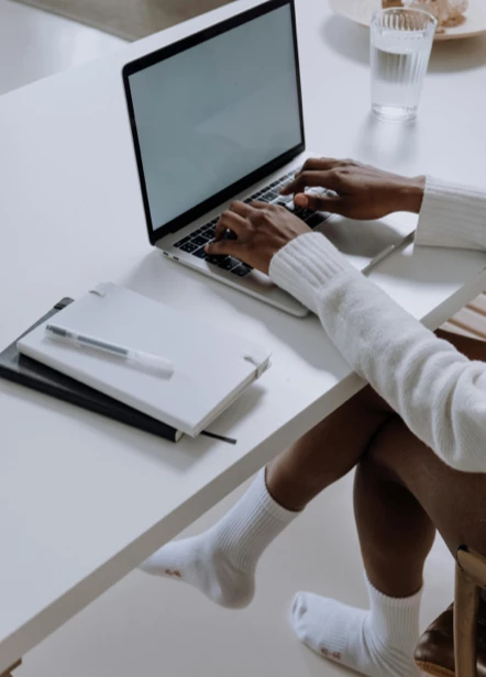 Person reclining in a quiet space, representing comfort, connectivity, and control.